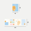 Size - Kakao Friends Little Friends Lovely Sticky Notepad