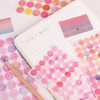 Usage example of Appree Dawn Sea Circle Removable Sticker Pack 6 Sheets