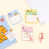 Usage example of Kakao Friends Round Square Memo Sticky Notepad