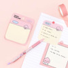 Apeach - Kakao Friends Round Square Memo Sticky Notepad