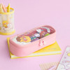 Double Zipper closure - Kakao Friends Dreaming Clear Rectangular Pencil Case