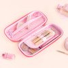 Opens flat - Kakao Friends Lovely Glitter EVA Pencil Case