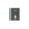 Gray - PEANUTS Snoopy Hardcover Lined Notebook