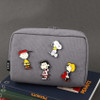 Usage example of PEANUTS Snoopy Metal Pin Badges