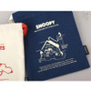 Detail of PEANUTS Snoopy Cotton Drawstring Pouch