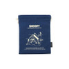 Navy - PEANUTS Snoopy Cotton Drawstring Pouch