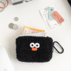 Tori black - Romane Brunch Brother Boucle Card Case Wallet Ver2
