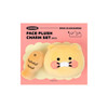 Kakao Friends Choonsik Face Plush Shoes Charm Set