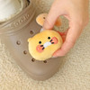 Usage example of Kakao Friends Choonsik Face Plush Shoes Charm Set