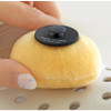 Back - Kakao Friends Choonsik Face Plush Shoes Charm Set