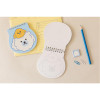 Blank pages with light sweet pictures - Dailylike Shape Wire bound Memo Notepad