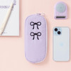 Lavender - Antenna Shop Soft And Ribbon Zipper Pencil Case