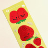 Detail of pureureum design Big Strawberry Holographic Sticker