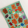 Detail of pureureum design Cupid Bear's Crayon Glossy Sticker