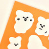 Detail of pureureum design Titi And Pupu Paper Sticker