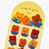 Detail of pureureum design Overalls Cupid Bear Paper Sticker