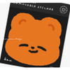 Keu - pureureum design Big Face Cupid Bear Removable Sticker