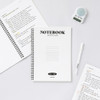 White - Antenna Shop Make Study Habit B5 Lined Notebook