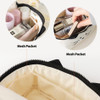 Inner pockets - Romane Kitty Soft Zipper Cosmetic Pouch