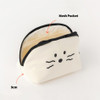 Inner mesh pocket - Romane Brunch Brother Kitty Soft Zipper Pouch