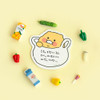 Usage example of Kakao Friends Choonsik Shape Sticky Notepad