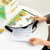 Usage example of Kakao Friends Choonsik Zipper File Bag With Handle