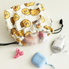 Usage example of Kakao Friends Choonsik Pattern Cotton Drawstring Pouch