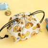 Kakao Friends Choonsik Pattern Cotton Drawstring Pouch