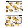 Detail of Kakao Friends Choonsik Pattern Medium Cotton Flat Pouch