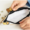 Water-resistant inside - Kakao Friends Choonsik Pattern Medium Cotton Flat Pouch
