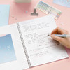 Usage example of Iconic Blah Blah B5 Spiral Lined Notebook
