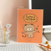 04 Orange - Iconic Doodle B5 Spiral Lined Notebook