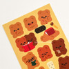 Detail of pureureum design Study Cupid Bear Paper Sticker