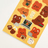 Detail of pureureum design Study Cupid Bear Paper Sticker