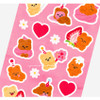 Detail of pureureum design Birthday Cake Cupid Bear Paper Sticker