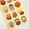 Detail of pureureum design Winter Lookbook Cupid Bear Paper Sticker