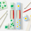 Bookfriends Smile Pencil Colored Pencil And Eraser Set
