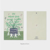 Happiness Clover - All New Frame Adorable Illustration Postcard