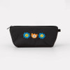 Black - All New Frame Airy Happy2 Zipper Pencil Case