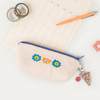 Ivory - All New Frame Airy Happy2 Zipper Pencil Case