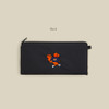 Black - All New Frame Airy Squirrel Zipper Pencil Case