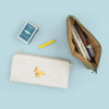 Ivory - All New Frame Airy Squirrel Zipper Pencil Case