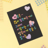 Usage example of Paperian Sagak Korean Hangul Removable Sticker