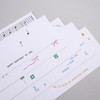 Made of 300gsm paper - Dash And Dot Letterpress Mini Card with Envelope Set