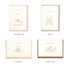 4 Option - Dash And Dot Forest Memories Letterpress Card with Envelope Set