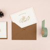 Good Luck - Dash And Dot Forest Memories Letterpress Card with Envelope Set