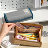 Usage example of Miffy Large Capacity Fabric Pouch with Magnetic Snap