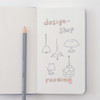 Usage example of Byfulldesign Making Memory Handy Plain Notebook