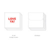 Set of 24 cards and 24 envelopes - Wanna This Color My Dear Lovelet Mini Card Set