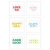 6 design cards - Wanna This Color My Dear Lovelet Mini Card Set